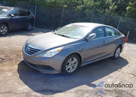 2014 Hyundai Sonata Gls from USA, damaged, VIN 5NPEB4AC1EH848883